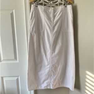 Espirit Vintage Corduroy Maxi Skirt Utility Pockets Y2K 90s Preppy Academia 12